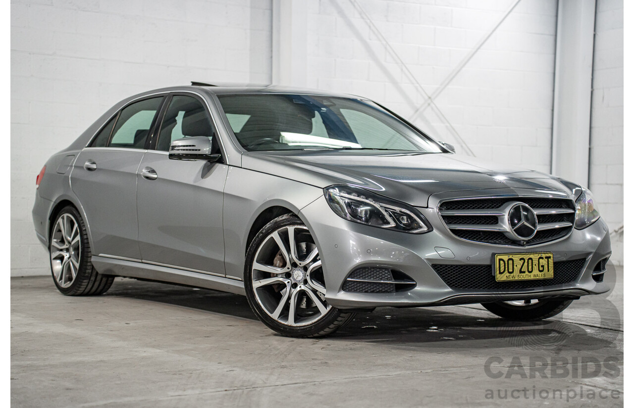 7/2014 Mercedes-Benz E400  212 MY14 4d Sedan Palladium Silver Twin Turbo V6 3.0L