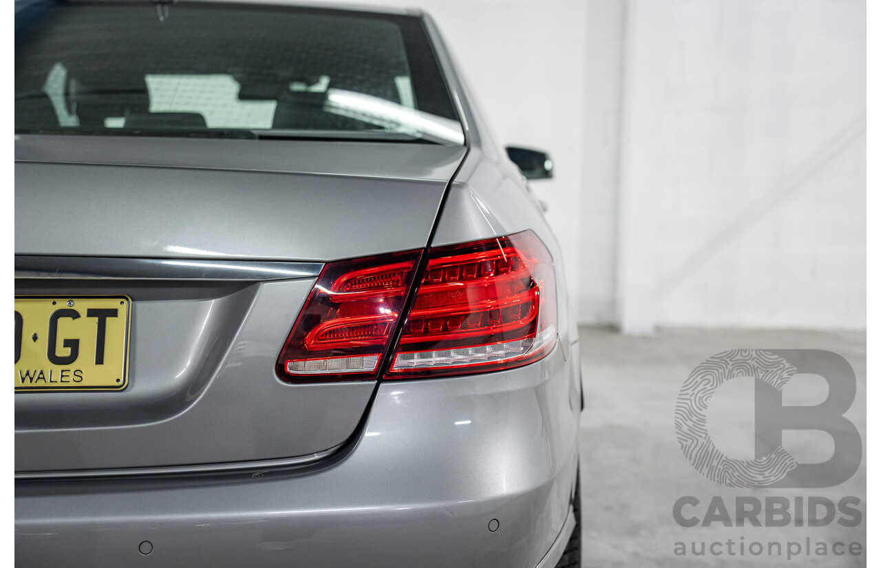 7/2014 Mercedes-Benz E400  212 MY14 4d Sedan Palladium Silver Twin Turbo V6 3.0L