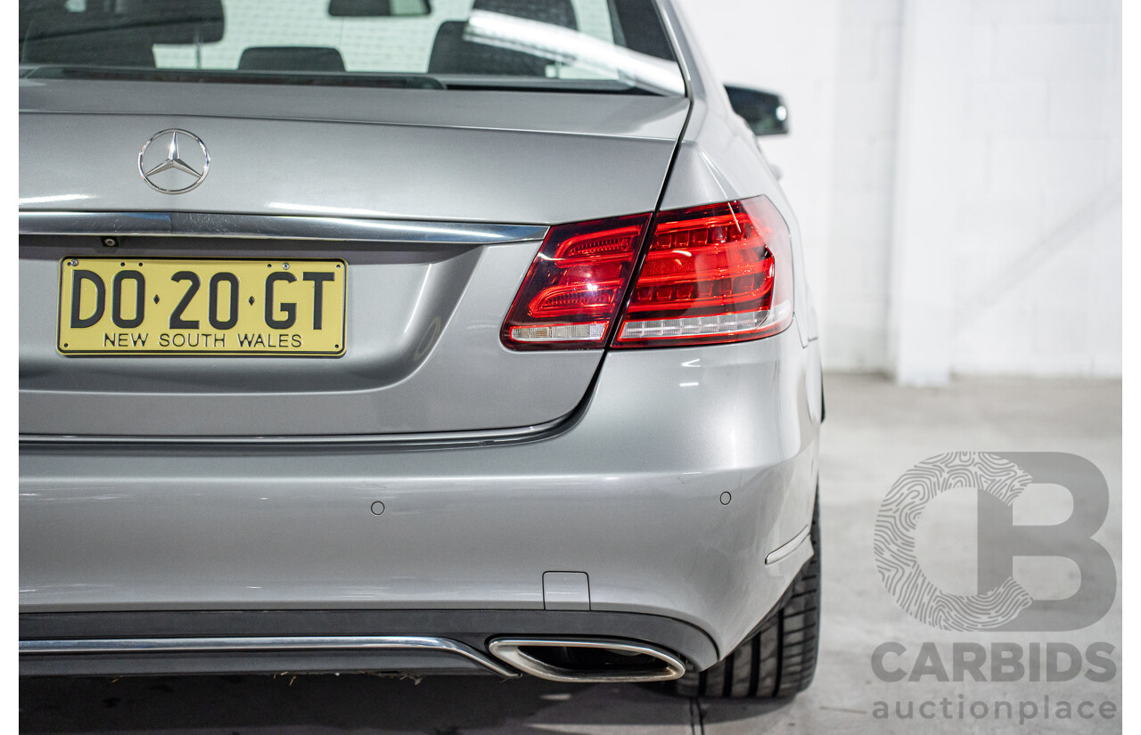 7/2014 Mercedes-Benz E400  212 MY14 4d Sedan Palladium Silver Twin Turbo V6 3.0L