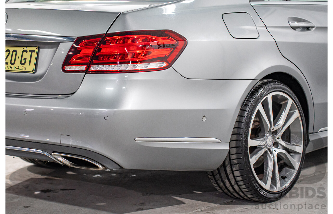 7/2014 Mercedes-Benz E400  212 MY14 4d Sedan Palladium Silver Twin Turbo V6 3.0L