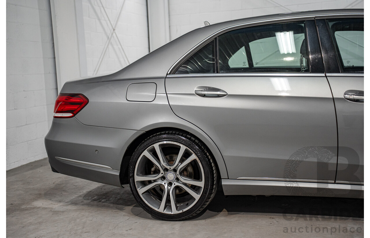 7/2014 Mercedes-Benz E400  212 MY14 4d Sedan Palladium Silver Twin Turbo V6 3.0L