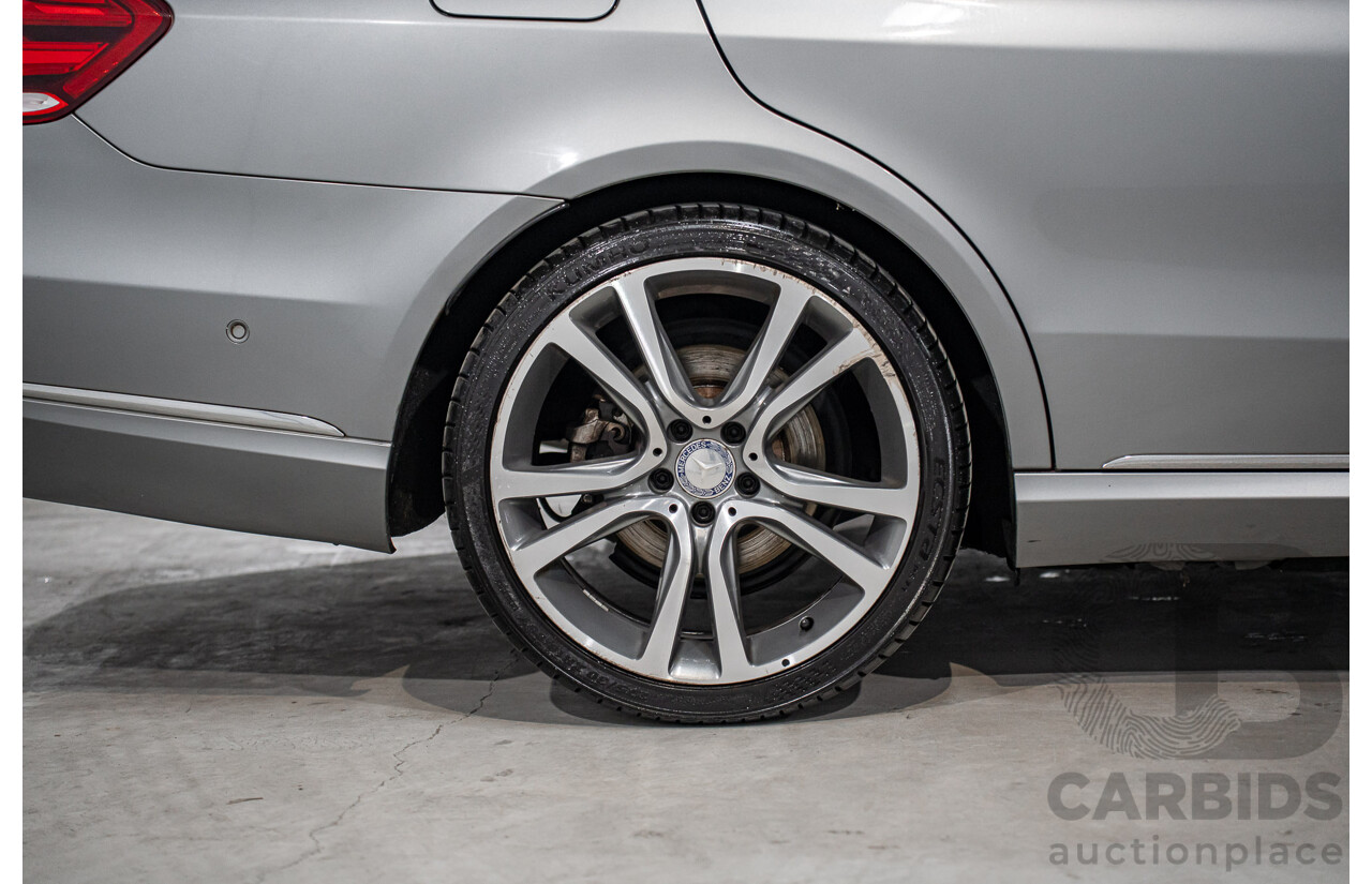 7/2014 Mercedes-Benz E400  212 MY14 4d Sedan Palladium Silver Twin Turbo V6 3.0L