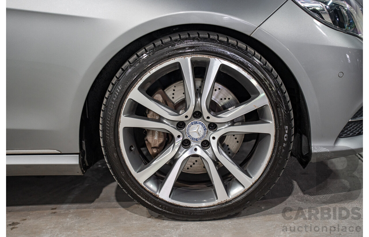 7/2014 Mercedes-Benz E400  212 MY14 4d Sedan Palladium Silver Twin Turbo V6 3.0L