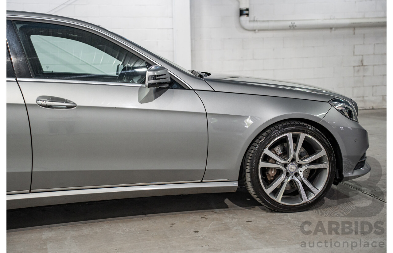 7/2014 Mercedes-Benz E400  212 MY14 4d Sedan Palladium Silver Twin Turbo V6 3.0L