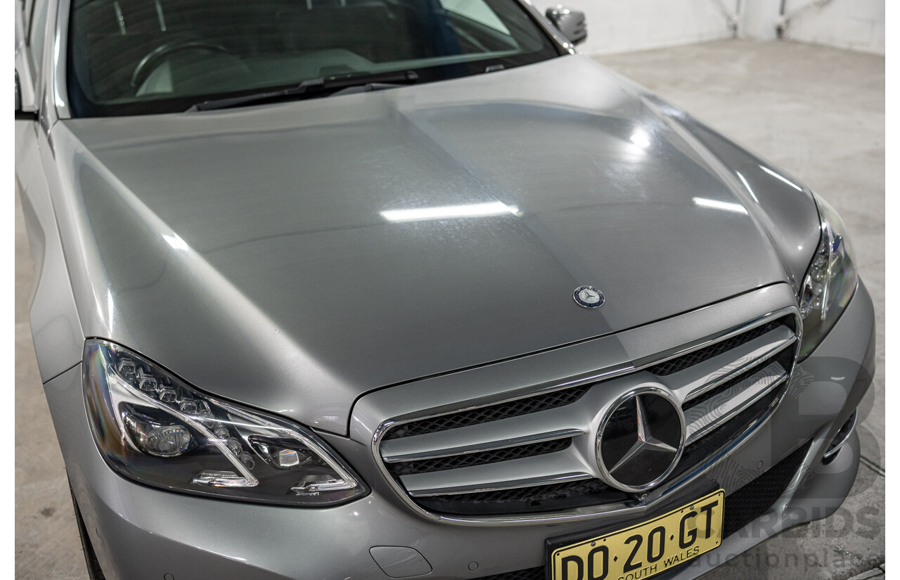 7/2014 Mercedes-Benz E400  212 MY14 4d Sedan Palladium Silver Twin Turbo V6 3.0L