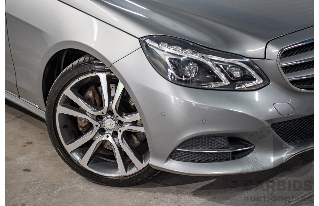 7/2014 Mercedes-Benz E400  212 MY14 4d Sedan Palladium Silver Twin Turbo V6 3.0L