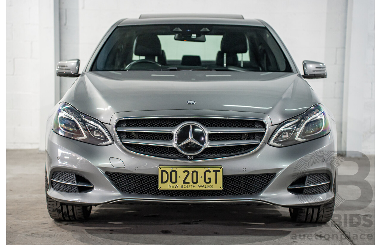 7/2014 Mercedes-Benz E400  212 MY14 4d Sedan Palladium Silver Twin Turbo V6 3.0L