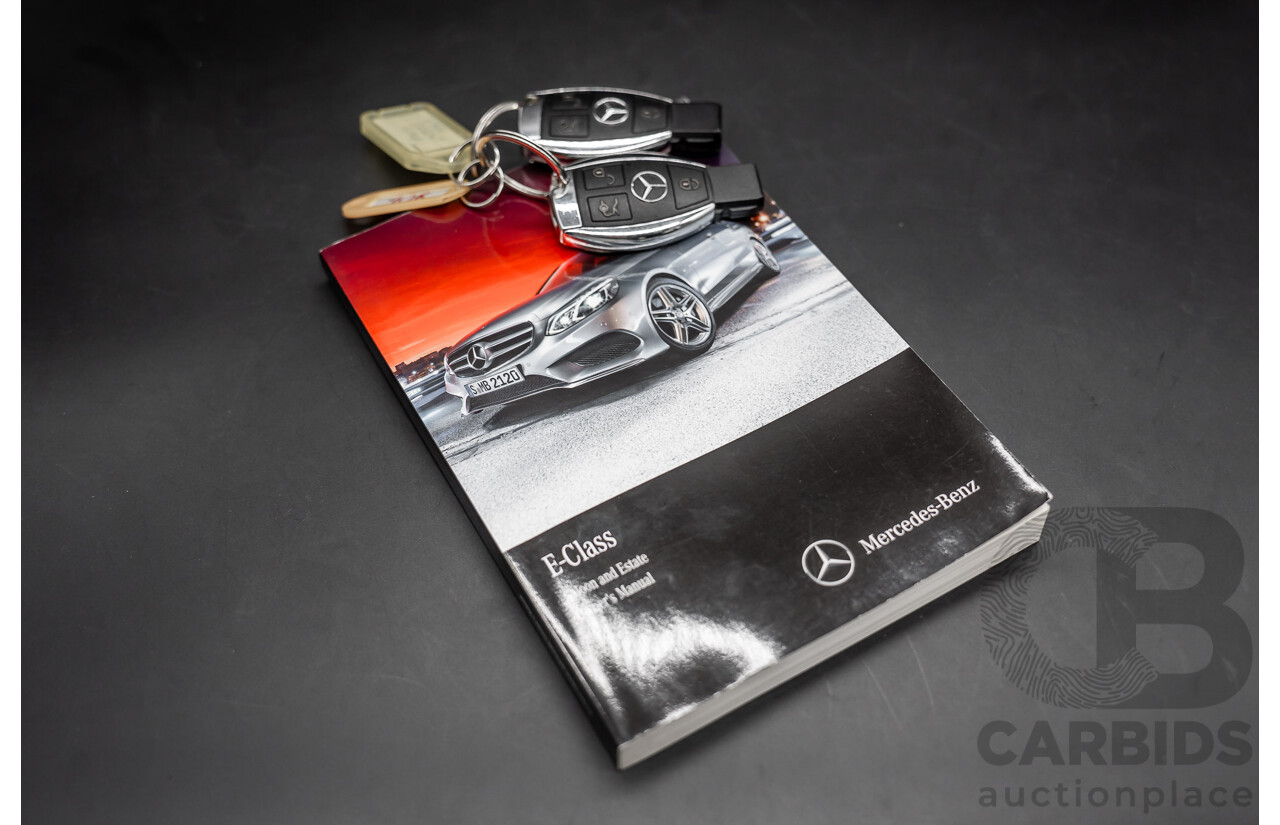 7/2014 Mercedes-Benz E400  212 MY14 4d Sedan Palladium Silver Twin Turbo V6 3.0L
