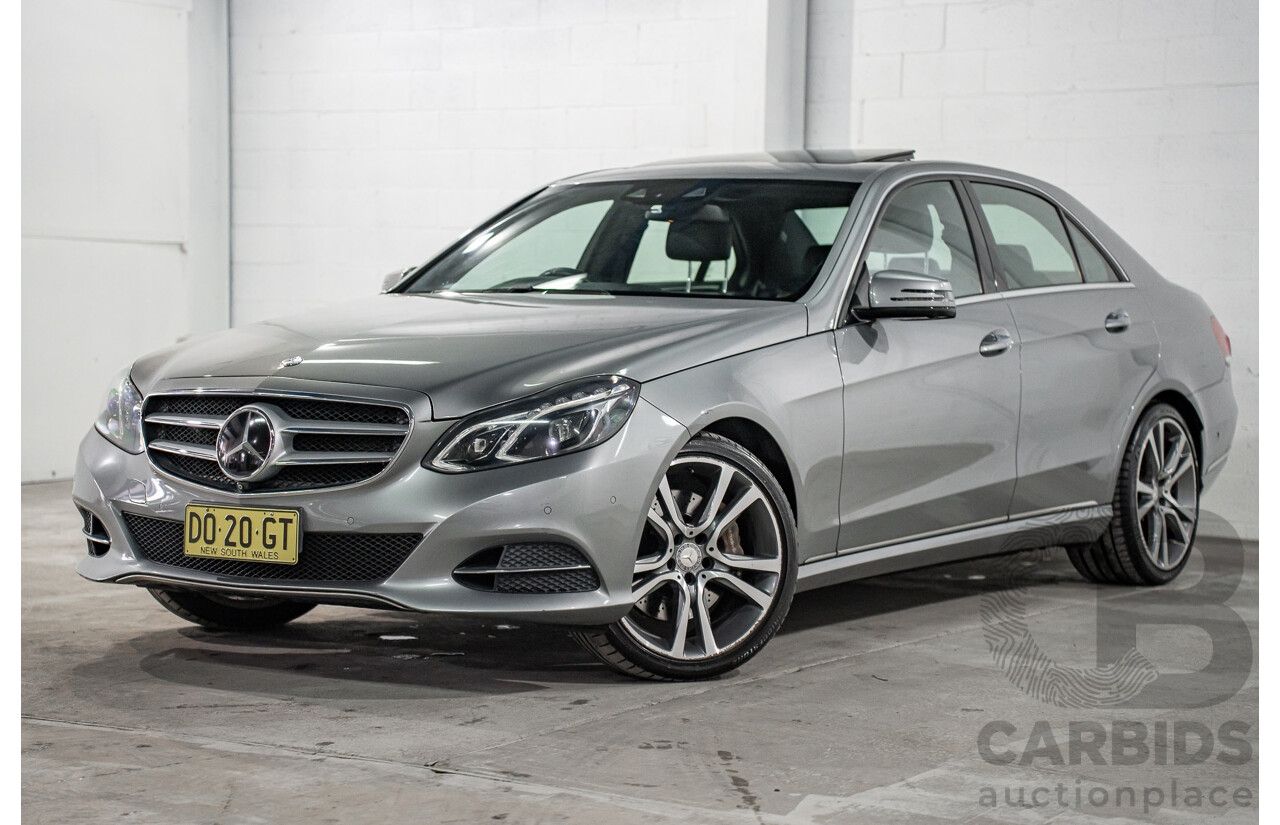 7/2014 Mercedes-Benz E400  212 MY14 4d Sedan Palladium Silver Twin Turbo V6 3.0L