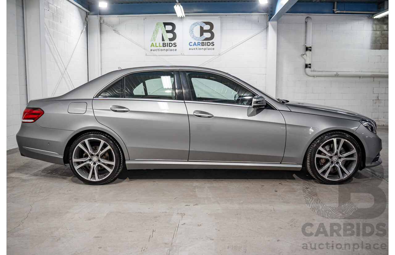 7/2014 Mercedes-Benz E400  212 MY14 4d Sedan Palladium Silver Twin Turbo V6 3.0L