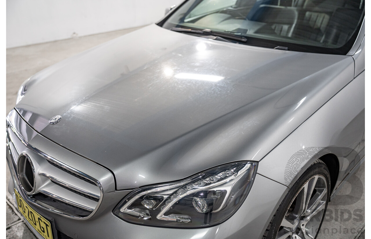 7/2014 Mercedes-Benz E400  212 MY14 4d Sedan Palladium Silver Twin Turbo V6 3.0L