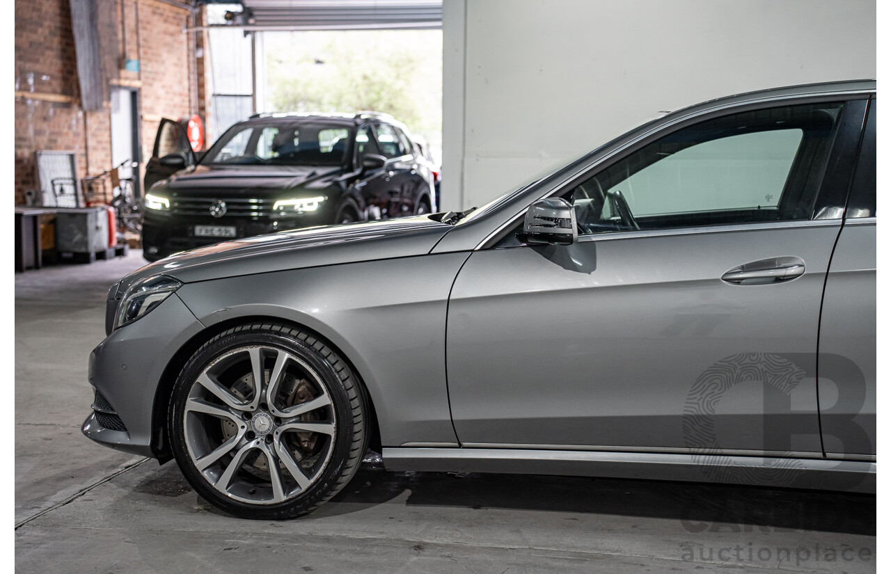7/2014 Mercedes-Benz E400  212 MY14 4d Sedan Palladium Silver Twin Turbo V6 3.0L