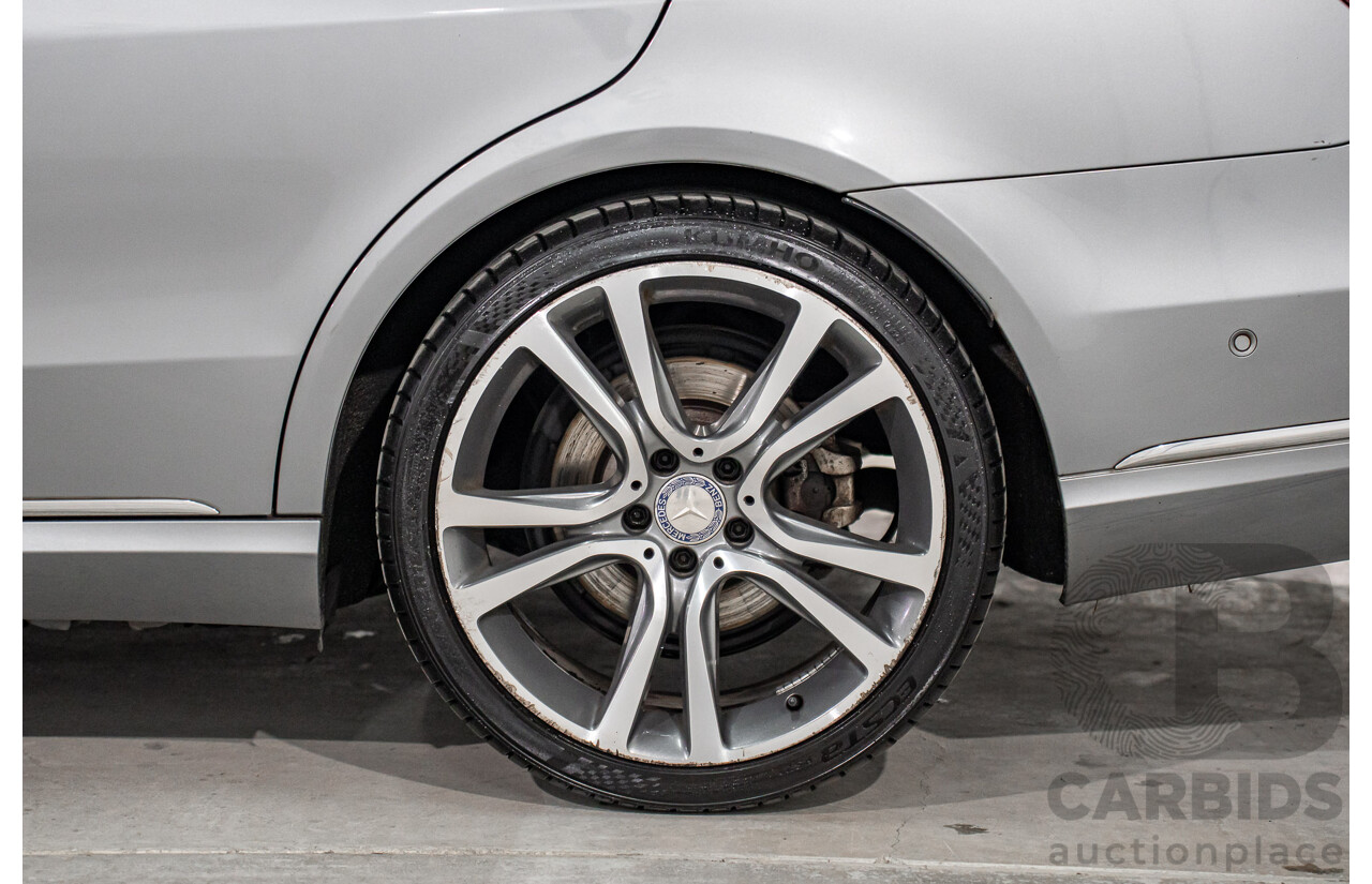 7/2014 Mercedes-Benz E400  212 MY14 4d Sedan Palladium Silver Twin Turbo V6 3.0L