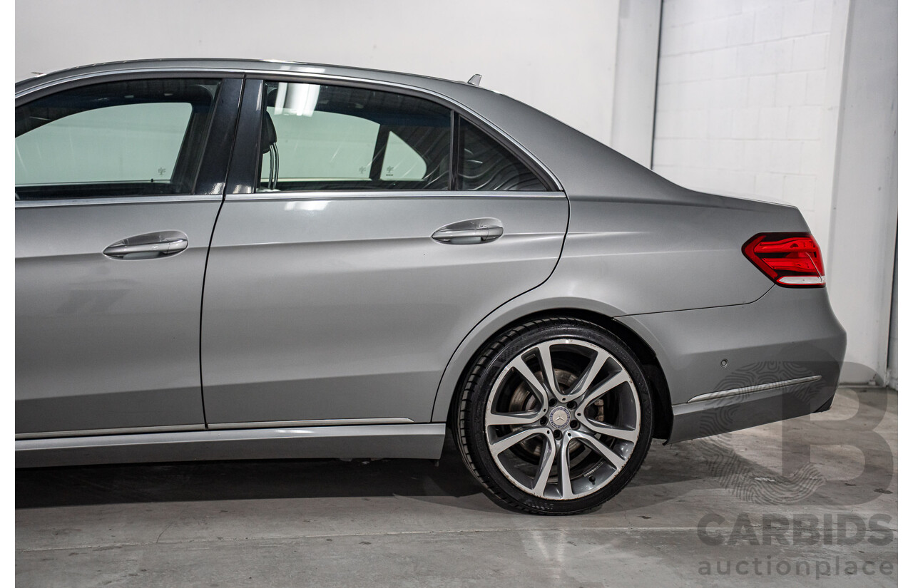 7/2014 Mercedes-Benz E400  212 MY14 4d Sedan Palladium Silver Twin Turbo V6 3.0L