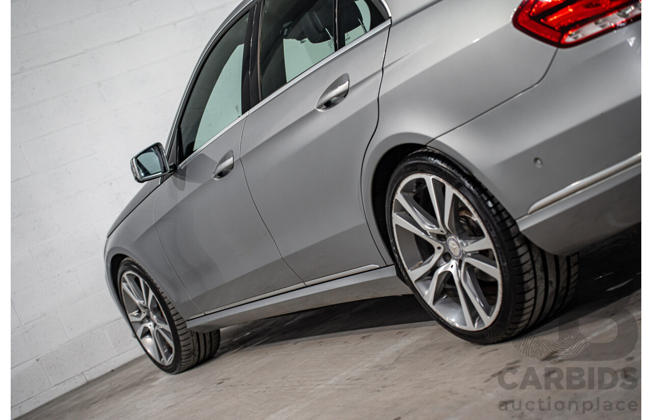 7/2014 Mercedes-Benz E400  212 MY14 4d Sedan Palladium Silver Twin Turbo V6 3.0L