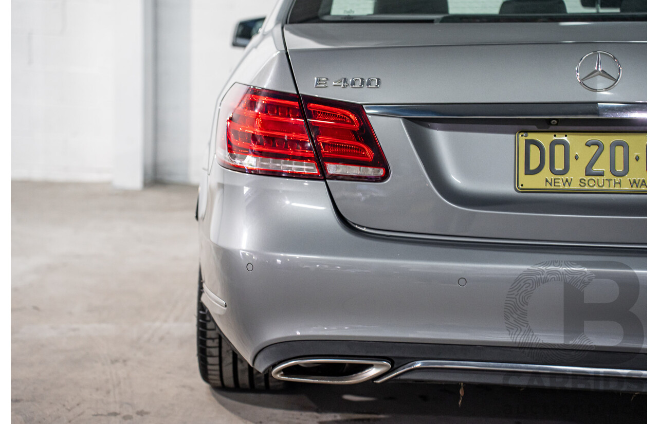 7/2014 Mercedes-Benz E400  212 MY14 4d Sedan Palladium Silver Twin Turbo V6 3.0L