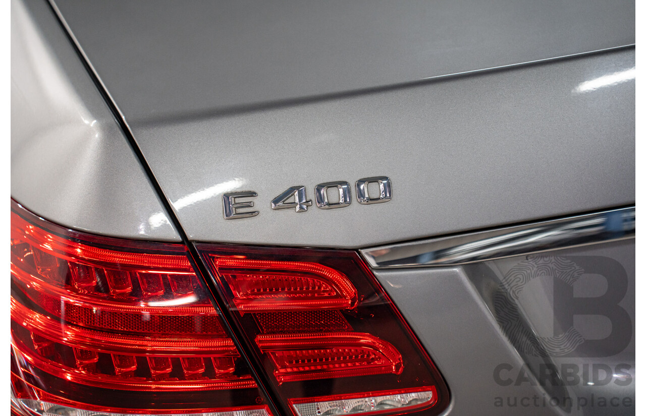 7/2014 Mercedes-Benz E400  212 MY14 4d Sedan Palladium Silver Twin Turbo V6 3.0L