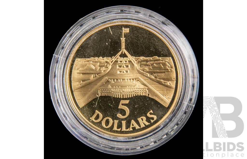 Australian RAM 1988 Proof Five Dollar Coin