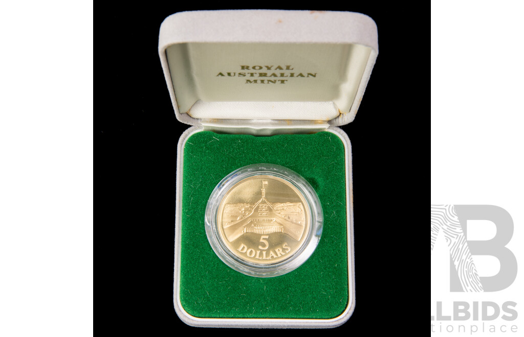 Australian RAM 1988 Proof Five Dollar Coin