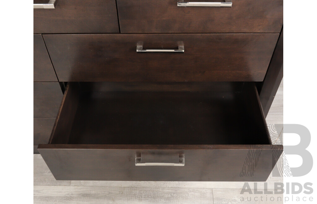 Large Mirrored Back Sideboard by Dine Art Inc