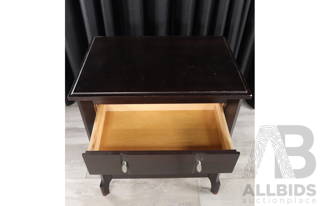 Pair of Three Drawer Bedsides by Villageois Furniture