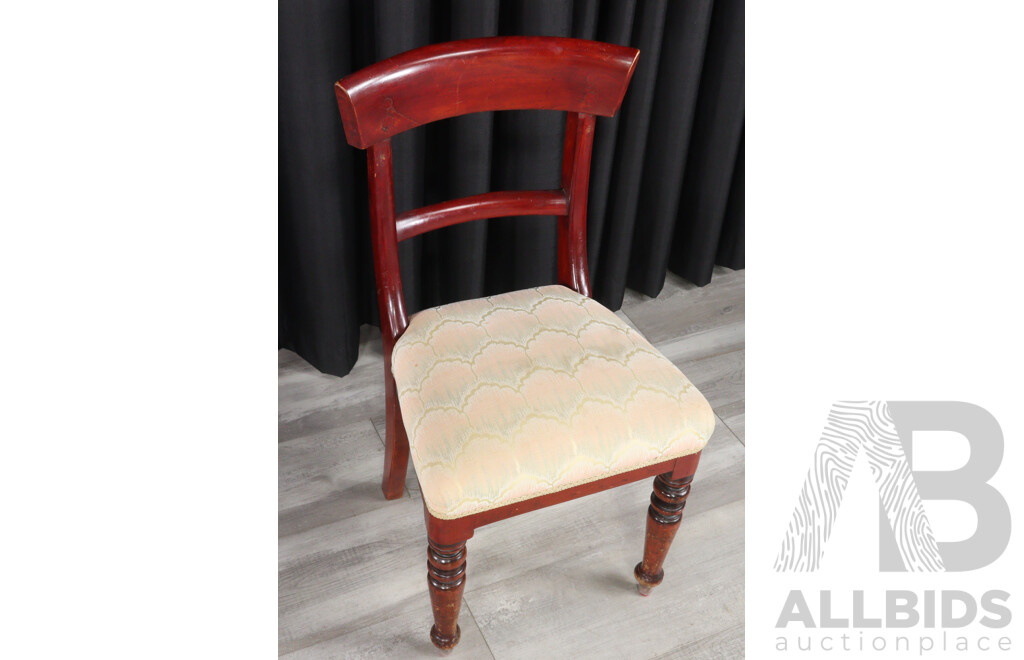 Set of Four Victorian Mahogany Dining Chairs