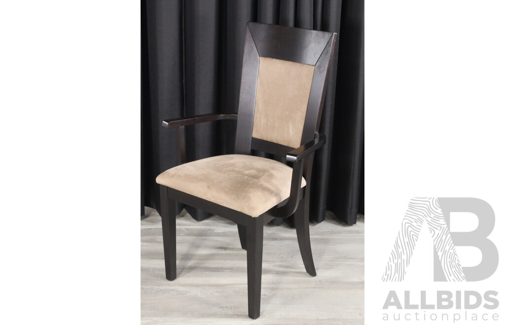 Modern Painted Timber Nine Piece Dining Suite
