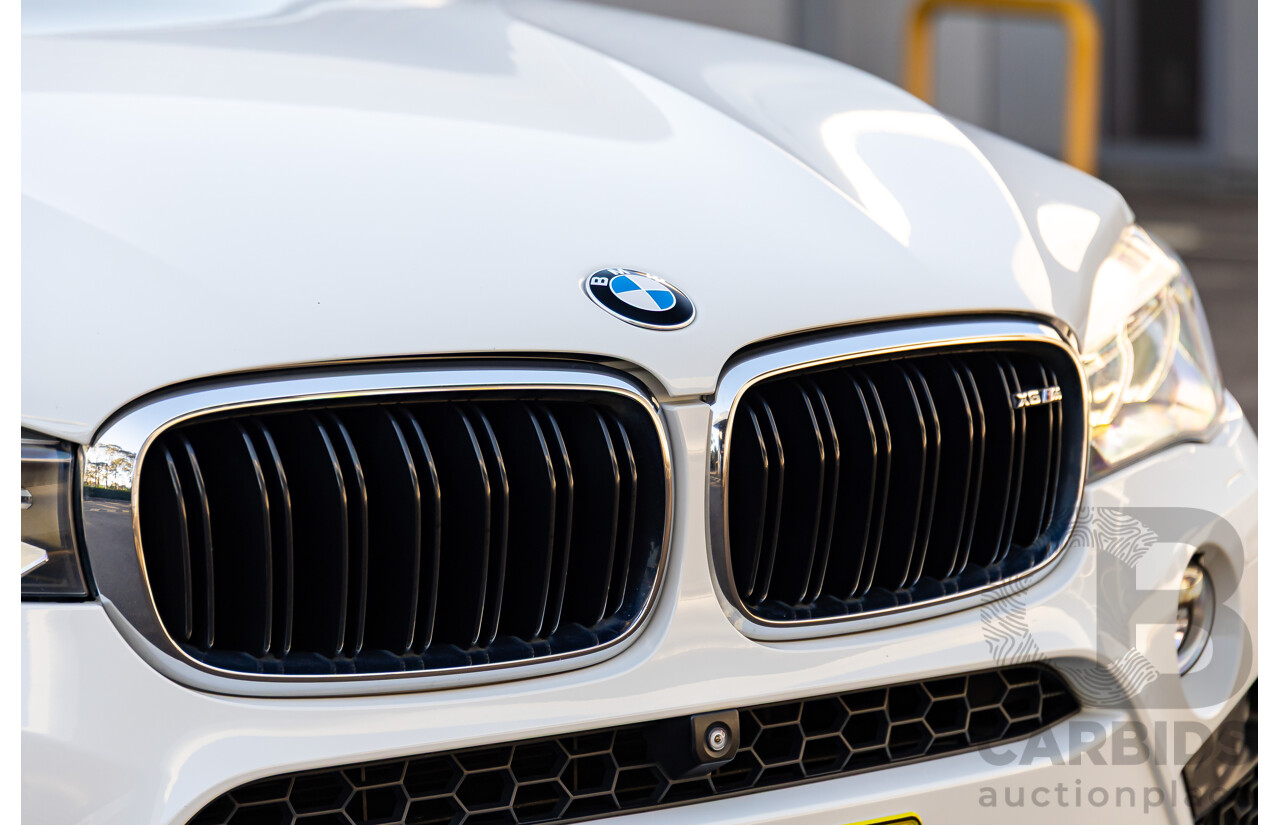 8/2015 BMW X6 M F86 4d Coupe Alpine White Twin Turbo V8 4.4L