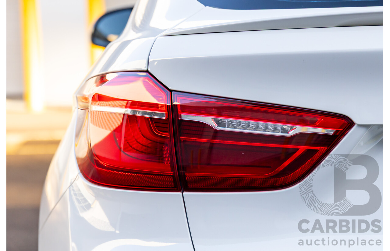 8/2015 BMW X6 M F86 4d Coupe Alpine White Twin Turbo V8 4.4L