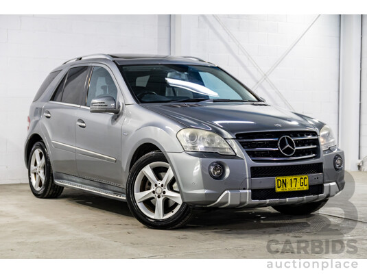 8/2010 Mercedes-Benz ML 350 CDI BE (4x4) W164 09 UPGRADE 4d Wagon Palladium Silver Metallic Turbo Diesel 3.0L