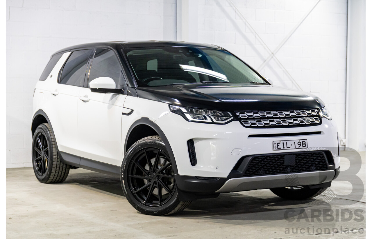01/2020 Land Rover Discovery Sport P200 S (147kW AWD) L550 MY20.5 4d Wagon Fuji White Turbo 2.0L - 7 Seater