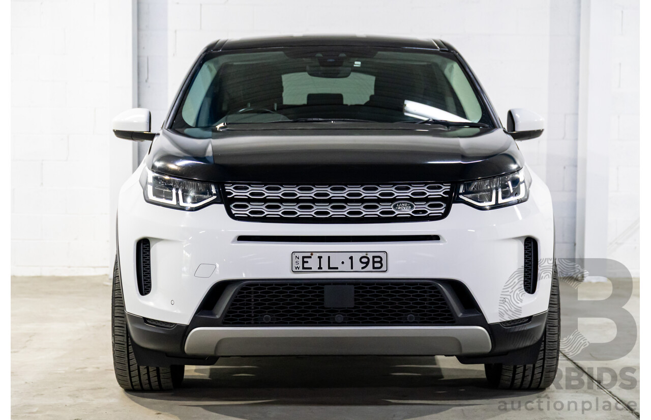 01/2020 Land Rover Discovery Sport P200 S (147kW AWD) L550 MY20.5 4d Wagon Fuji White Turbo 2.0L - 7 Seater