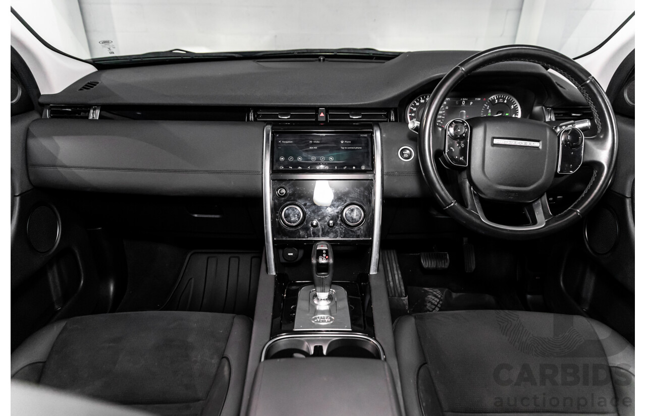 01/2020 Land Rover Discovery Sport P200 S (147kW AWD) L550 MY20.5 4d Wagon Fuji White Turbo 2.0L - 7 Seater