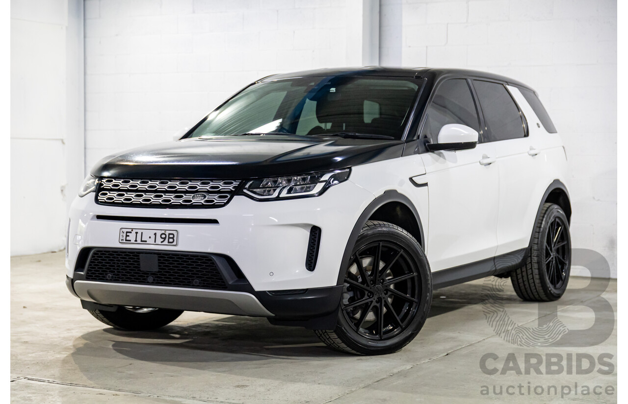 01/2020 Land Rover Discovery Sport P200 S (147kW AWD) L550 MY20.5 4d Wagon Fuji White Turbo 2.0L - 7 Seater