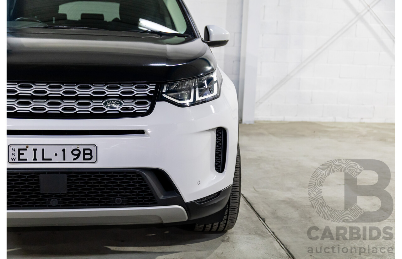 01/2020 Land Rover Discovery Sport P200 S (147kW AWD) L550 MY20.5 4d Wagon Fuji White Turbo 2.0L - 7 Seater