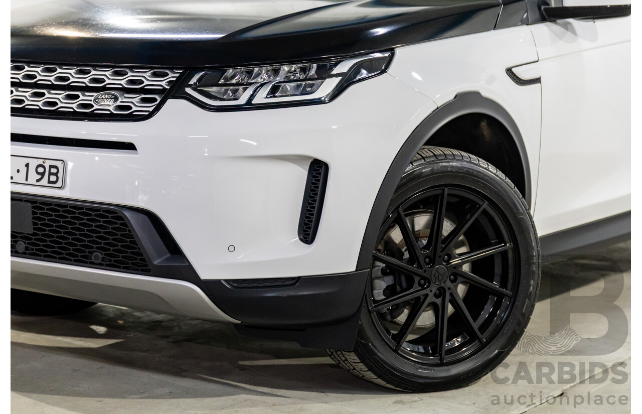 01/2020 Land Rover Discovery Sport P200 S (147kW AWD) L550 MY20.5 4d Wagon Fuji White Turbo 2.0L - 7 Seater