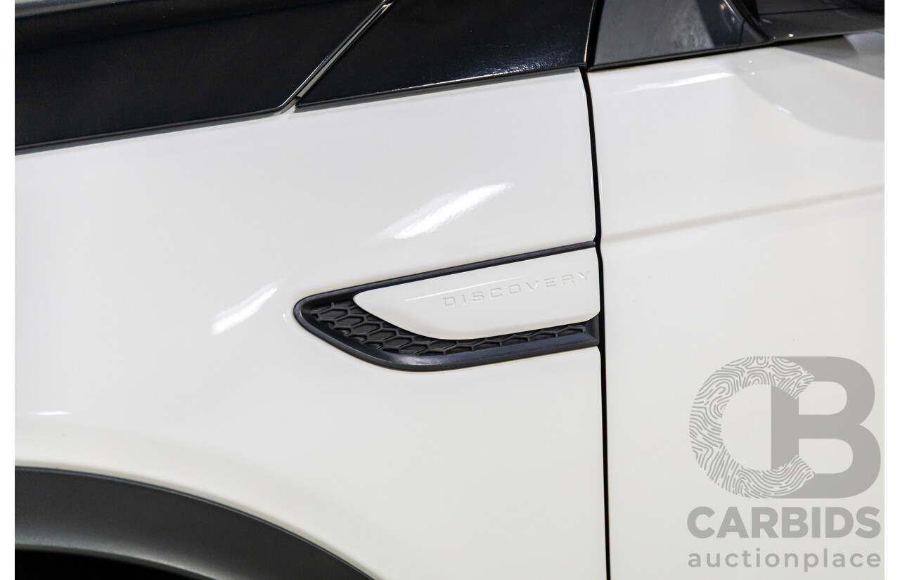 01/2020 Land Rover Discovery Sport P200 S (147kW AWD) L550 MY20.5 4d Wagon Fuji White Turbo 2.0L - 7 Seater