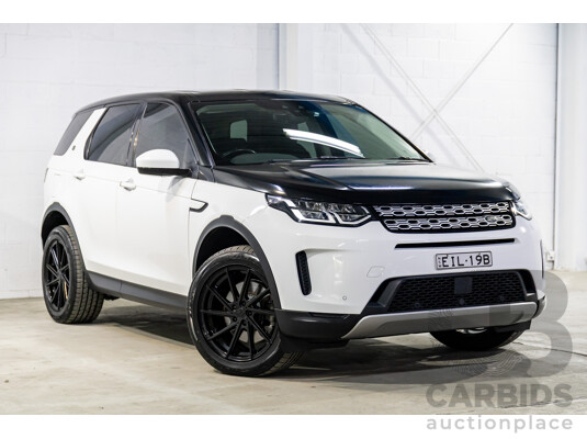 01/2020 Land Rover Discovery Sport P200 S (147kW AWD) L550 MY20.5 4d Wagon Fuji White Turbo 2.0L - 7 Seater