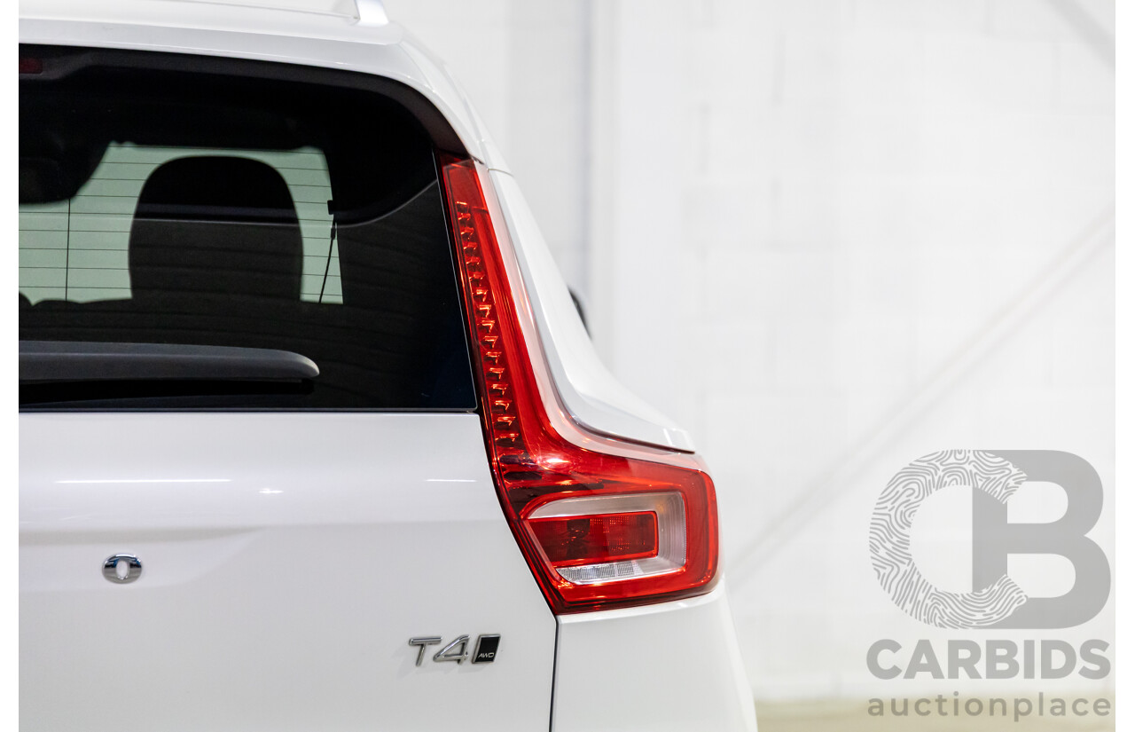 08/2020 Volvo XC40 T4 Inscription (AWD) AWD 536 MY21 4d Wagon Crystal White Pearl Turbo 2.0L