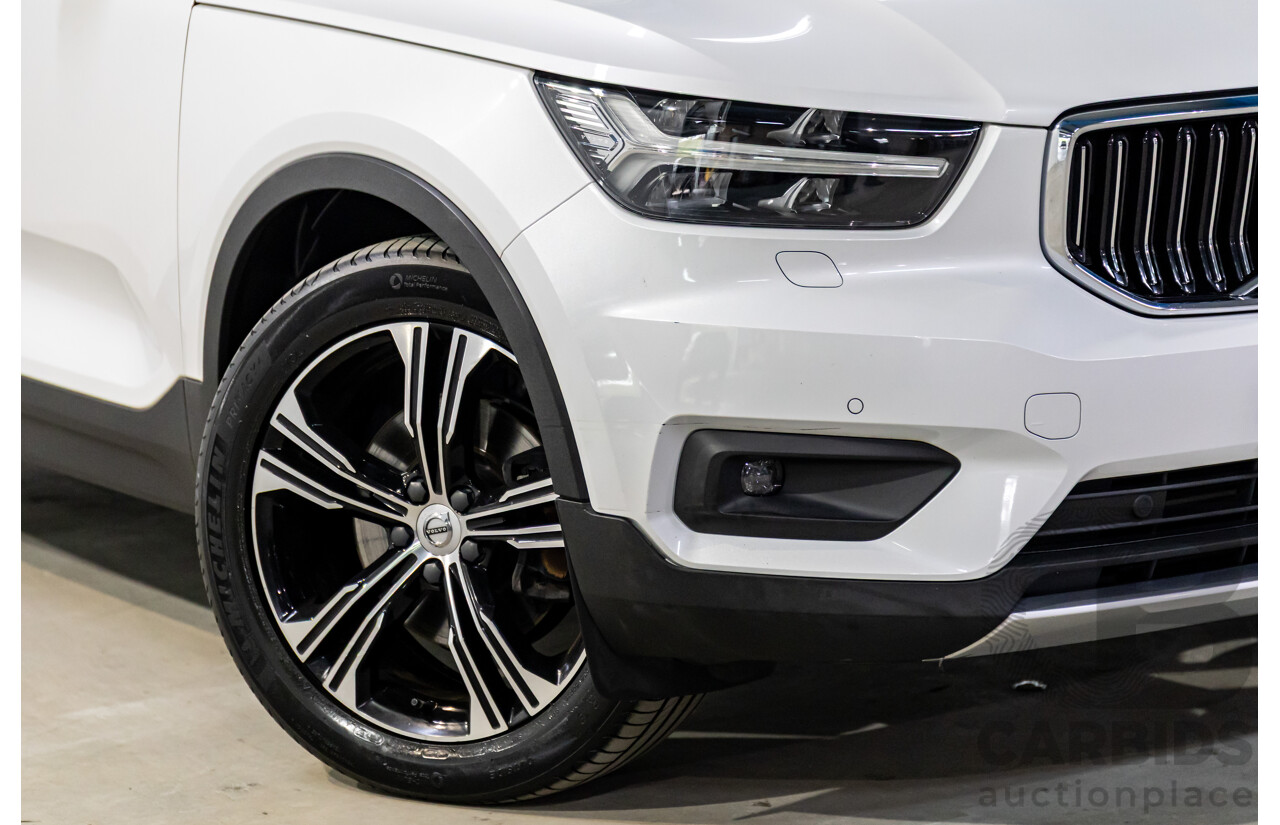08/2020 Volvo XC40 T4 Inscription (AWD) AWD 536 MY21 4d Wagon Crystal White Pearl Turbo 2.0L