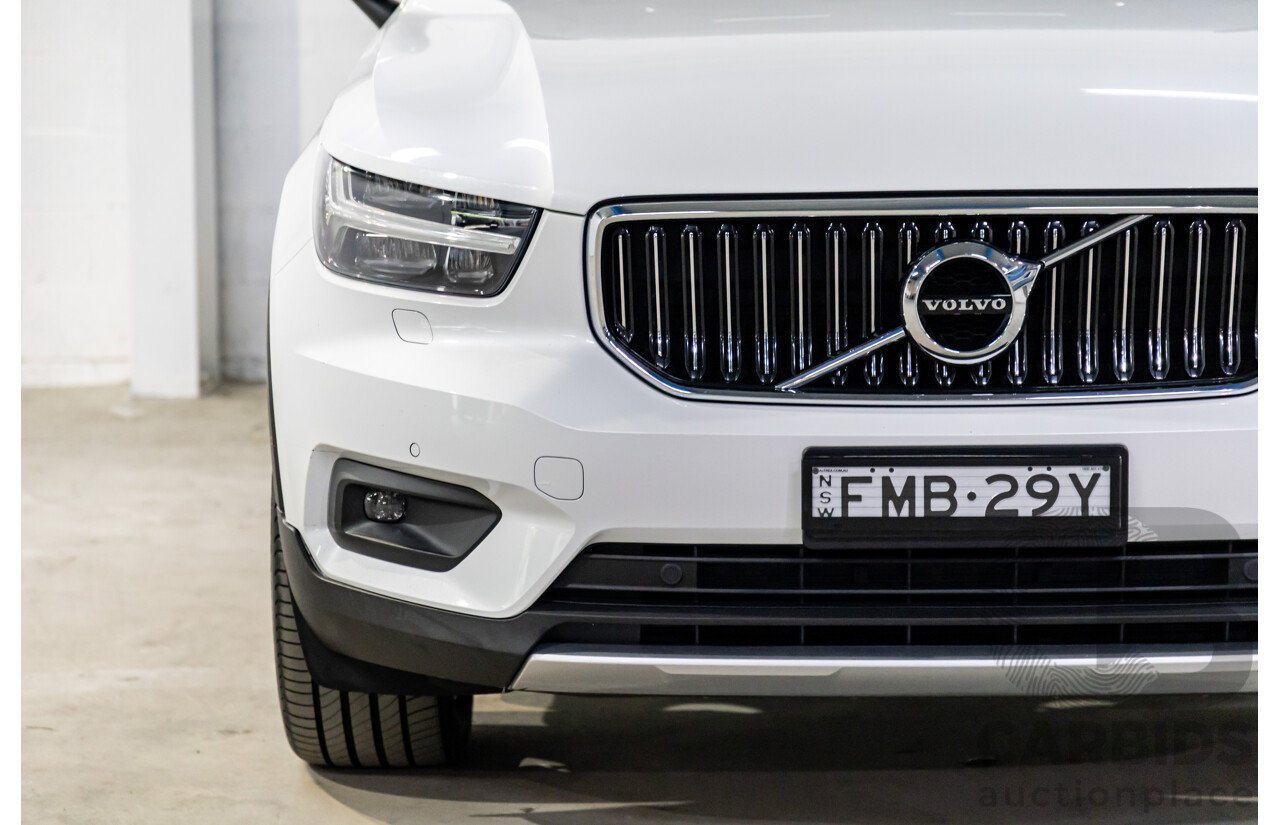 08/2020 Volvo XC40 T4 Inscription (AWD) AWD 536 MY21 4d Wagon Crystal White Pearl Turbo 2.0L