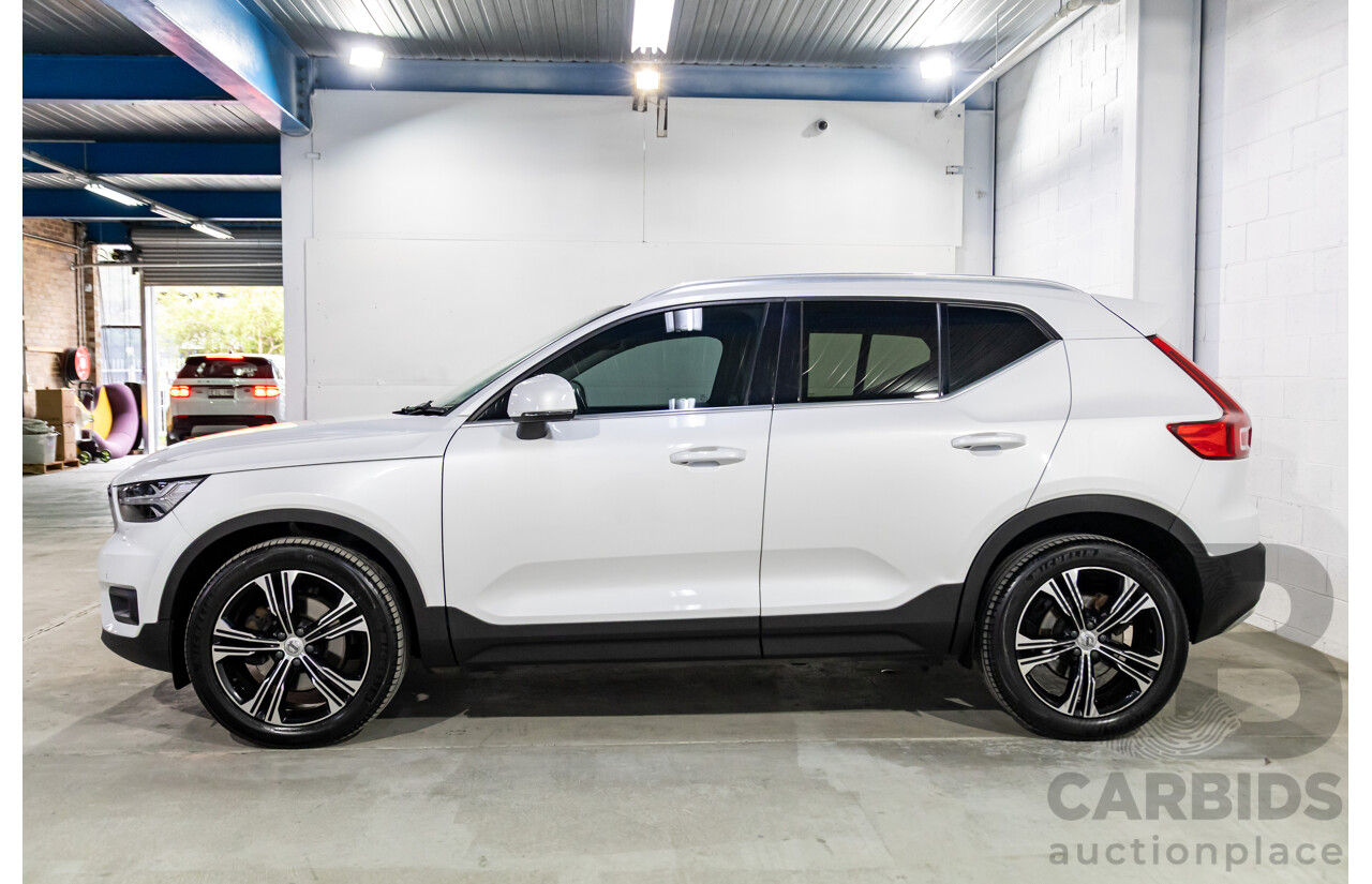 08/2020 Volvo XC40 T4 Inscription (AWD) AWD 536 MY21 4d Wagon Crystal White Pearl Turbo 2.0L