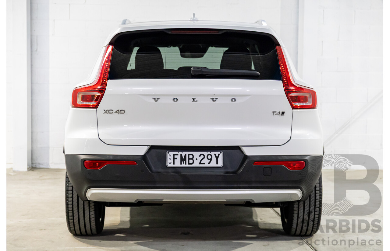 08/2020 Volvo XC40 T4 Inscription (AWD) AWD 536 MY21 4d Wagon Crystal White Pearl Turbo 2.0L