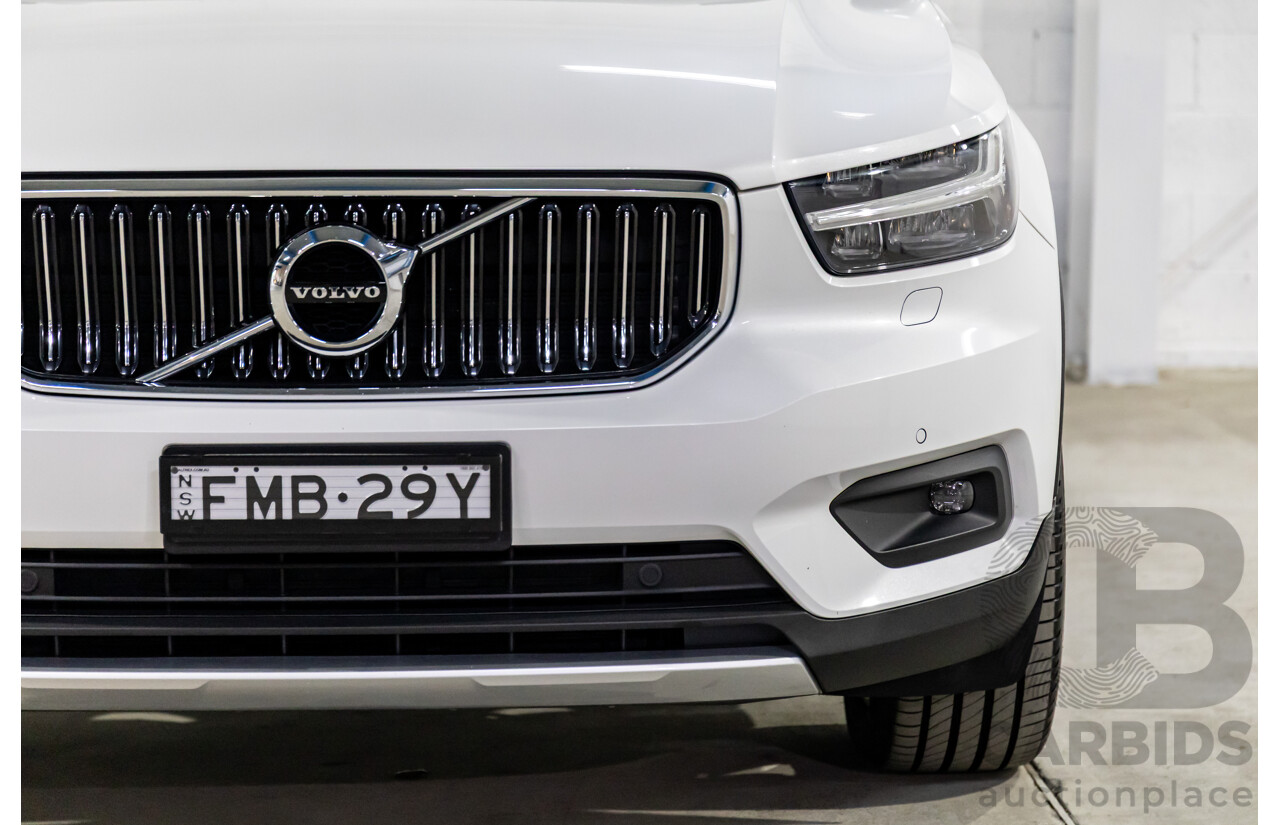 08/2020 Volvo XC40 T4 Inscription (AWD) AWD 536 MY21 4d Wagon Crystal White Pearl Turbo 2.0L