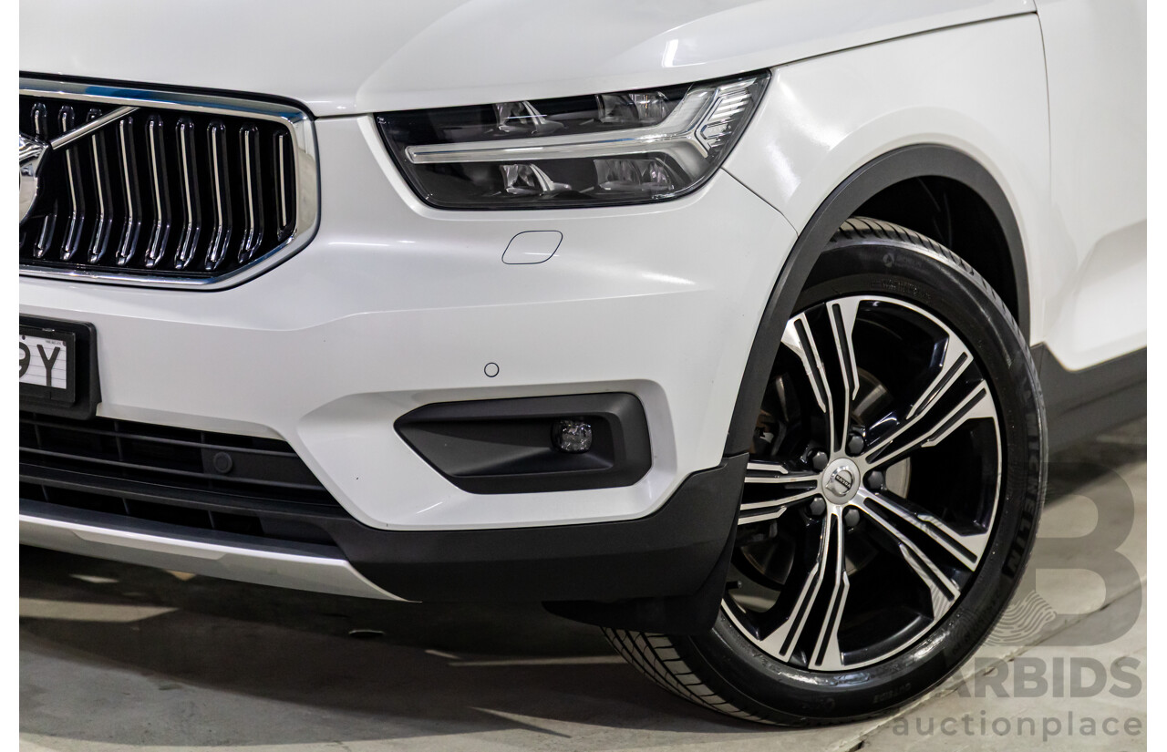 08/2020 Volvo XC40 T4 Inscription (AWD) AWD 536 MY21 4d Wagon Crystal White Pearl Turbo 2.0L