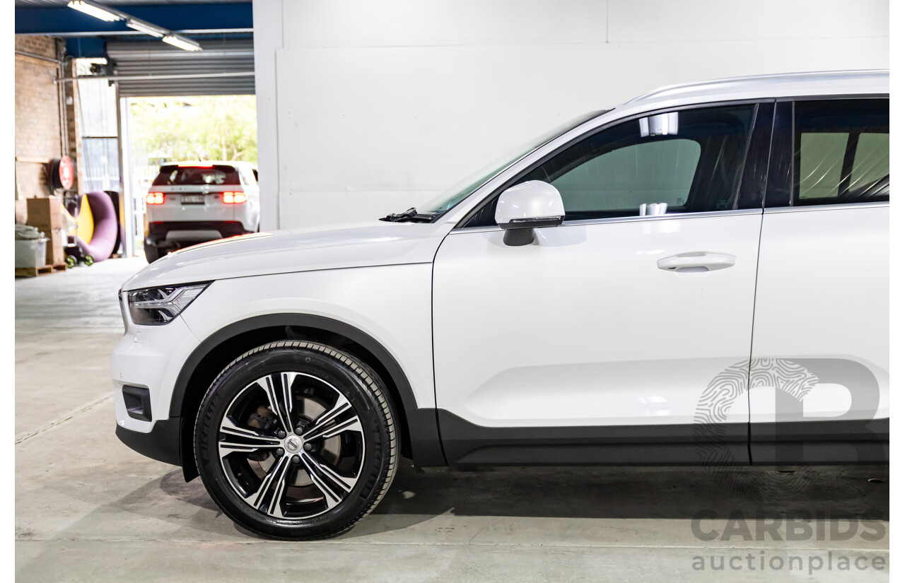 08/2020 Volvo XC40 T4 Inscription (AWD) AWD 536 MY21 4d Wagon Crystal White Pearl Turbo 2.0L