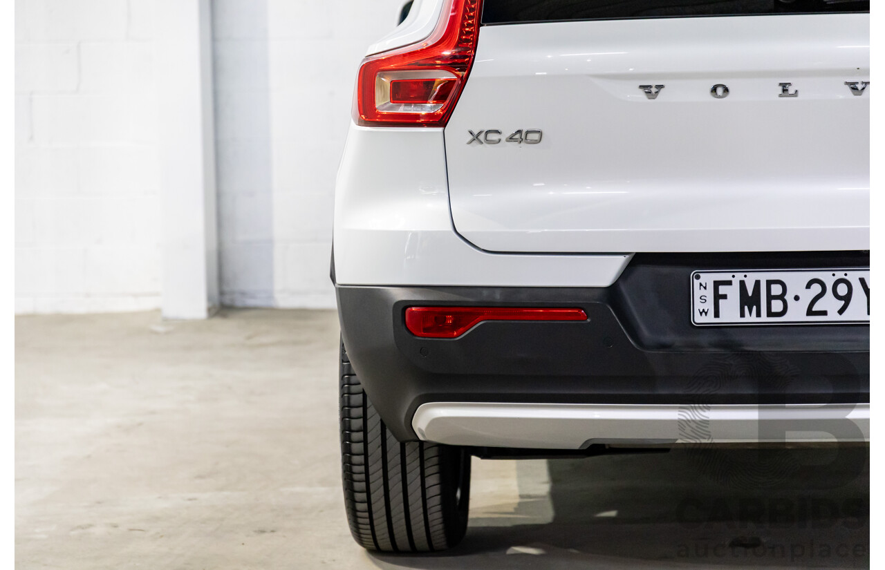 08/2020 Volvo XC40 T4 Inscription (AWD) AWD 536 MY21 4d Wagon Crystal White Pearl Turbo 2.0L