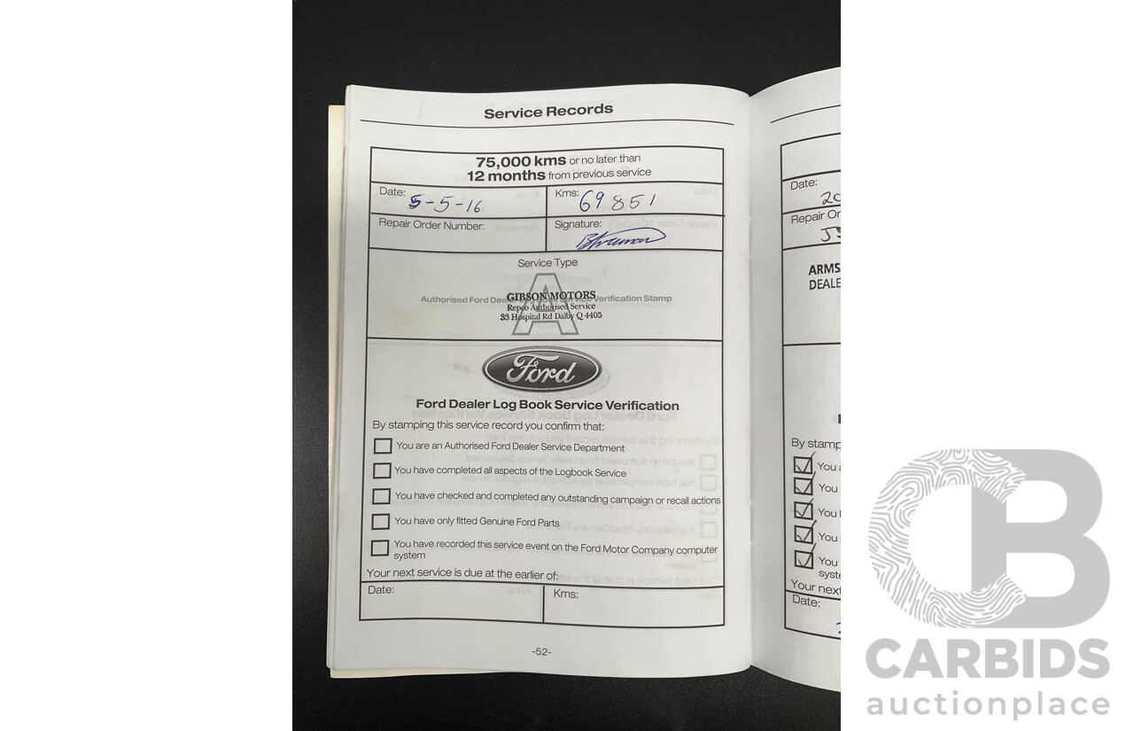 1/2014 Ford Ranger XL 3.2 (4x4) PX Dual C/Chas Cool White Turbo Diesel 3.2L