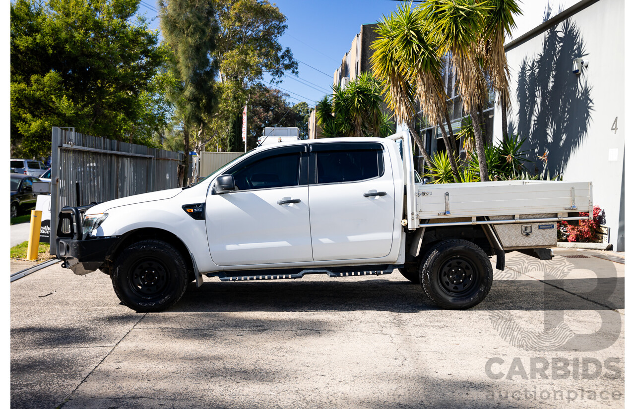 1/2014 Ford Ranger XL 3.2 (4x4) PX Dual C/Chas Cool White Turbo Diesel 3.2L