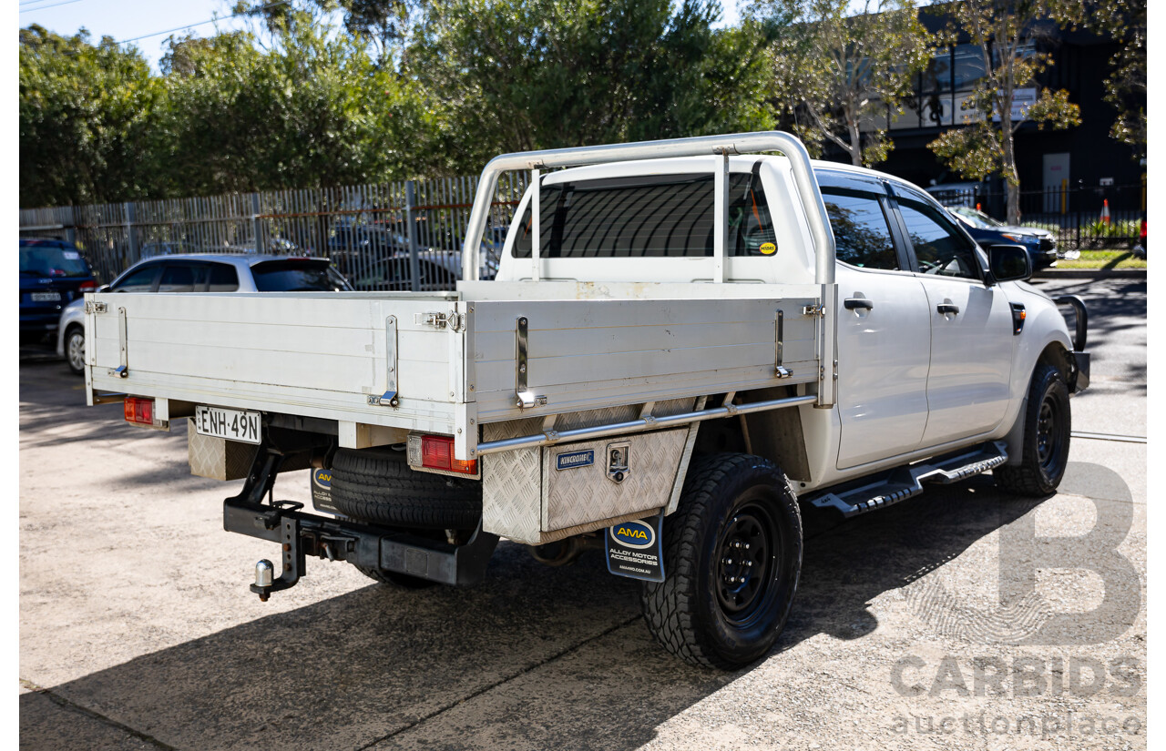1/2014 Ford Ranger XL 3.2 (4x4) PX Dual C/Chas Cool White Turbo Diesel 3.2L